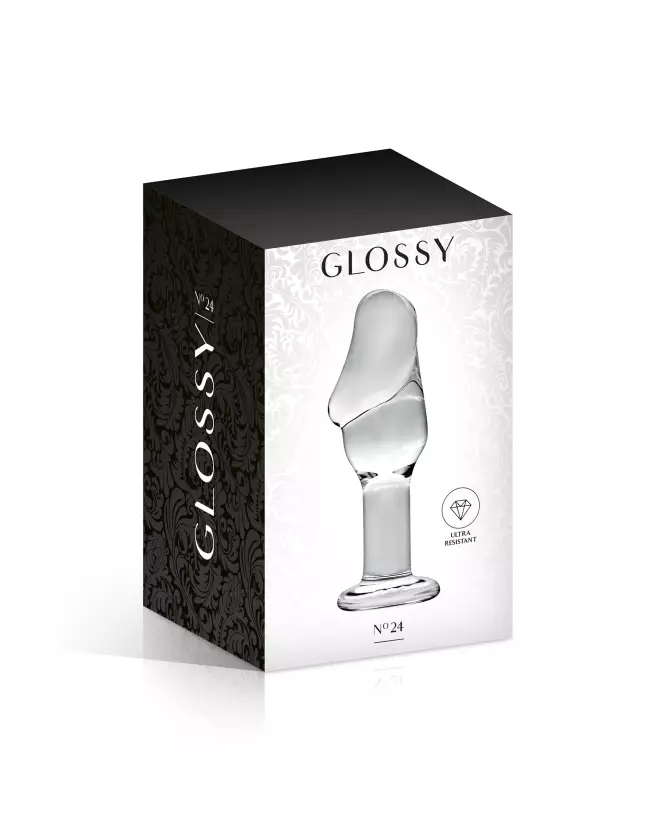 Glass Plug 24 de Glossy Toys en verre transparent, sextoy élégant et durable-2