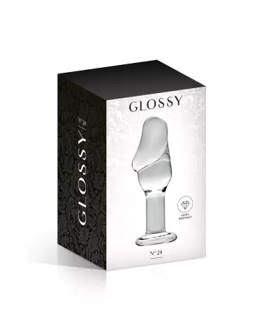 Glass Plug 24 de Glossy Toys en verre transparent, sextoy élégant et durable-2