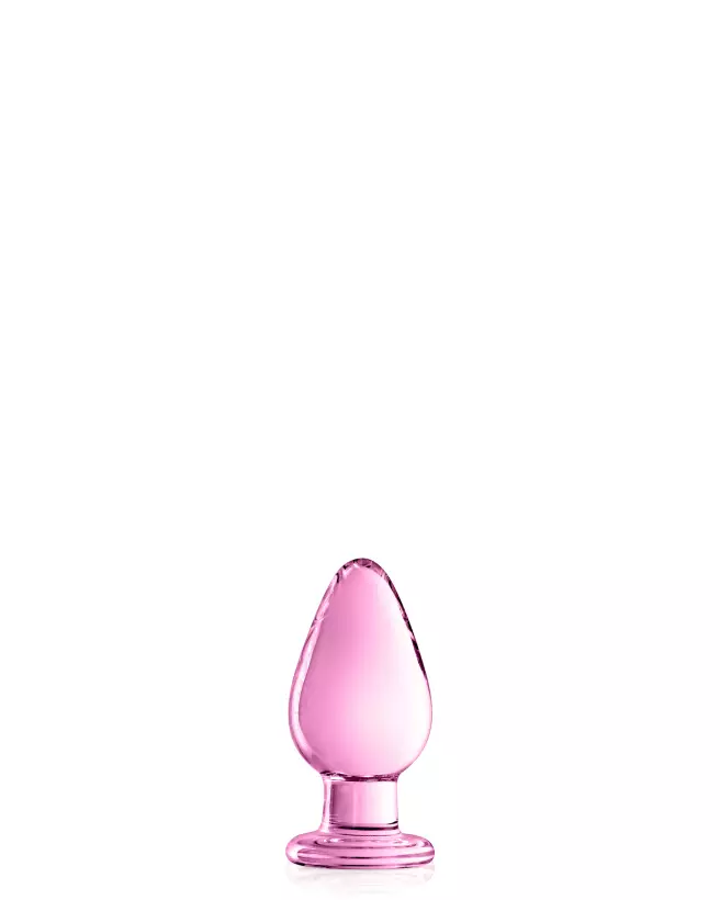 Glass Plug 25 Pink Glossy Toys sextoy en verre de haute qualité-1