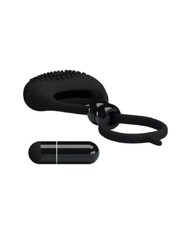 Image du Pretty Love Locker, cockring vibrant ajustable pour une expérience accrue-3