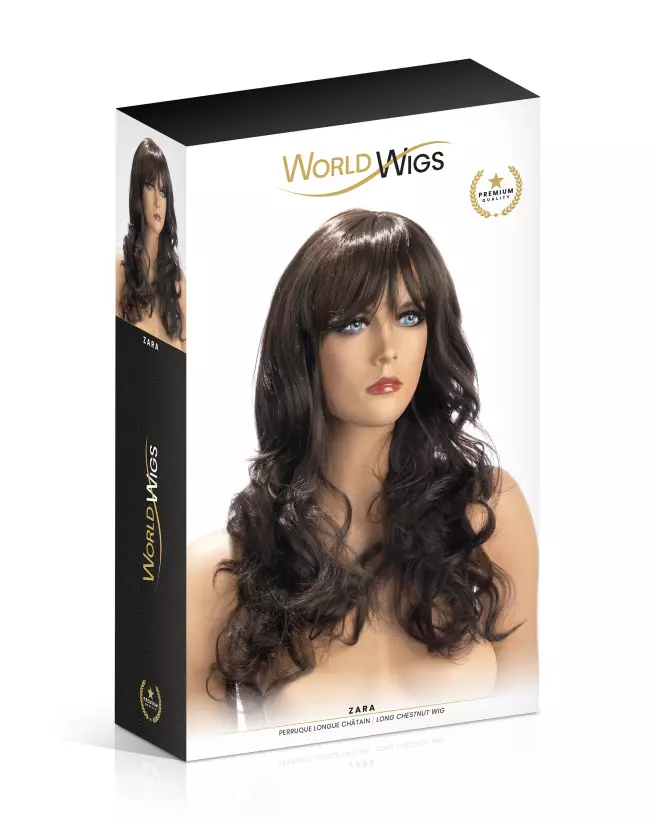 Perruque châtain Zara de World Wigs, style élégant et naturel-2