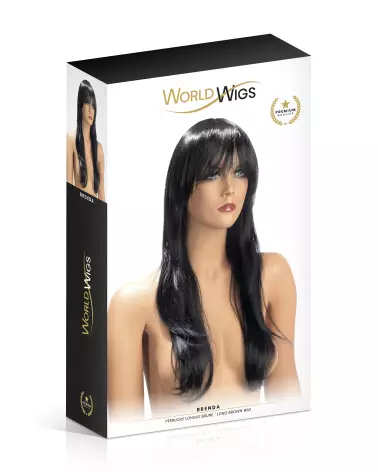 Image de la perruque Brenda Brun de World Wigs, style élégant et naturel-2