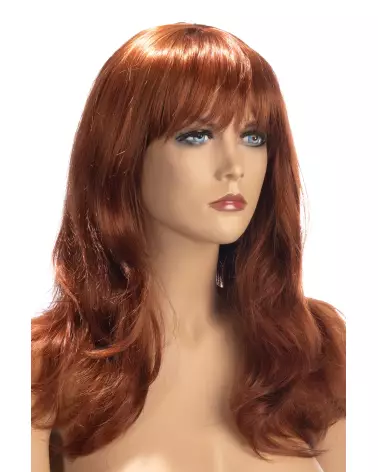 Image de la perruque Fiona Roux de WORLD WIGS, couleur roux vibrant, style élégant et naturel-1