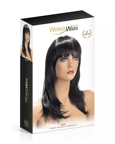 Image de la perruque Kate Brun de WORLD WIGS, style élégant et naturel-2