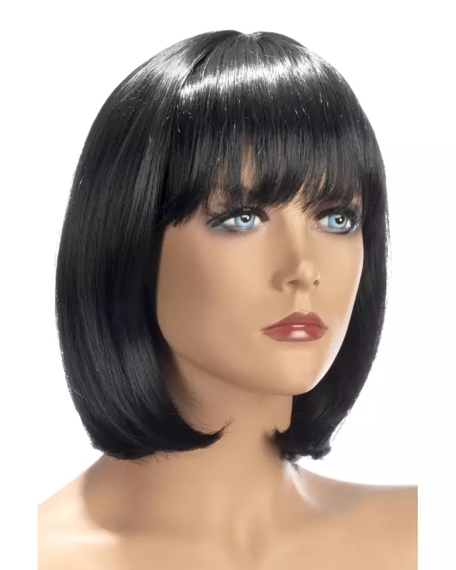 Perruque Camila Mi-Longue Brune World Wigs Style Naturel-1