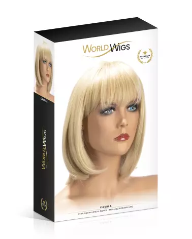Perruque blonde mi-longue Camila de World Wigs-2