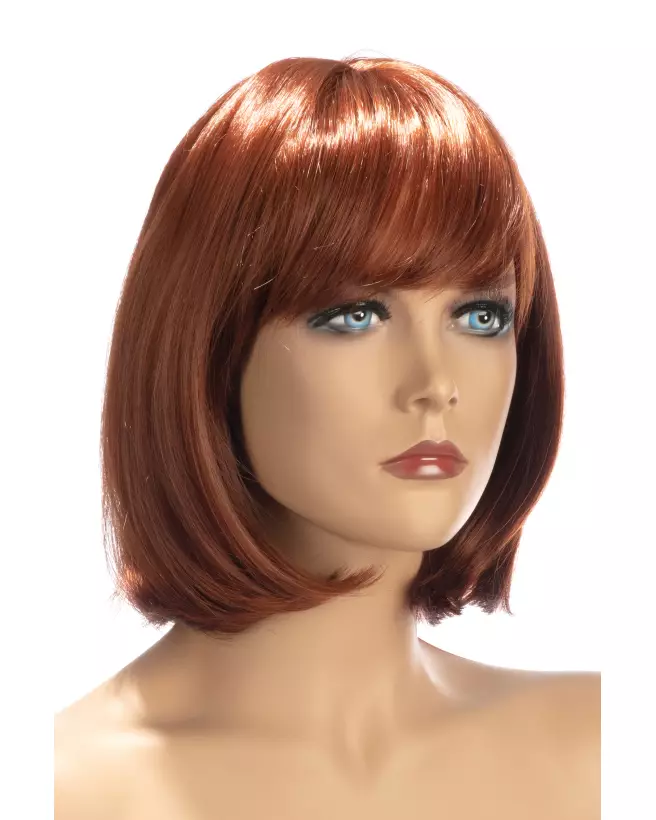 Perruque Camila mi-longue rousse World Wigs style naturel-1