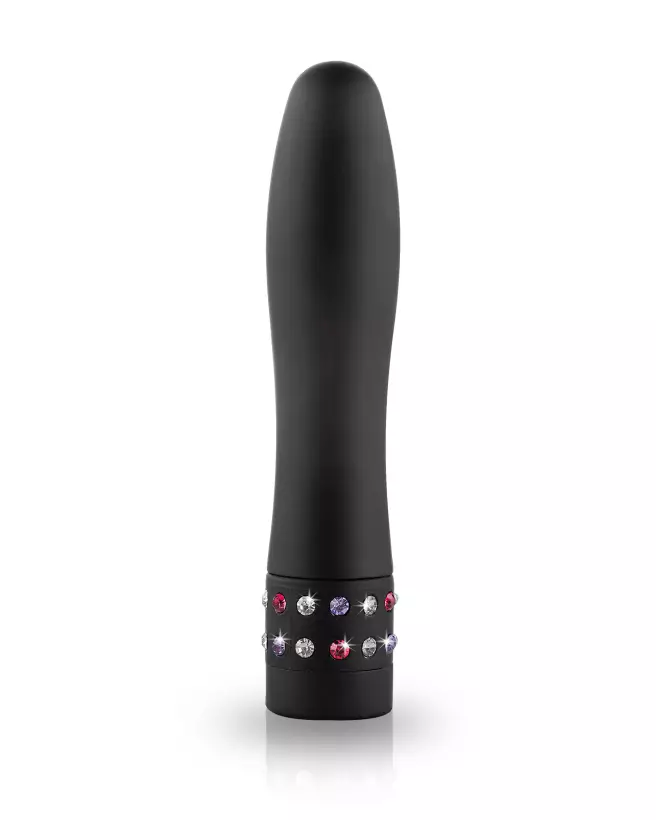 Image du Mini Vibro Smart Shine Jewel Vibrator Black de Glamy-1