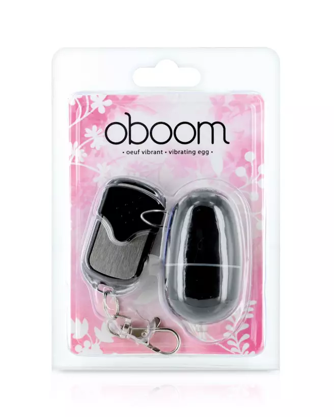 Oeuf vibrant télécommandé OBOOM de Glamy pour plaisir discret-2