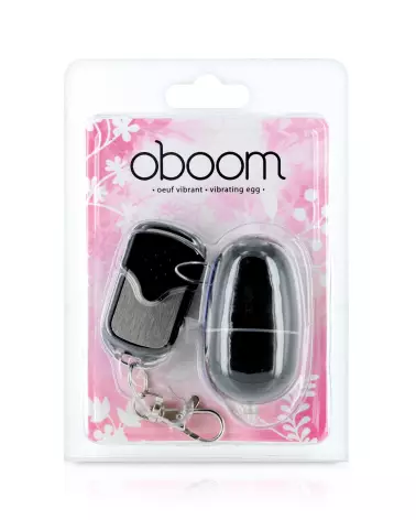 Oeuf vibrant télécommandé OBOOM de Glamy pour plaisir discret-2