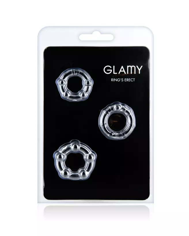 Glamy Rings Erect cockring pour endurance et confort optimal-2