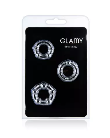 Glamy Rings Erect cockring pour endurance et confort optimal-2