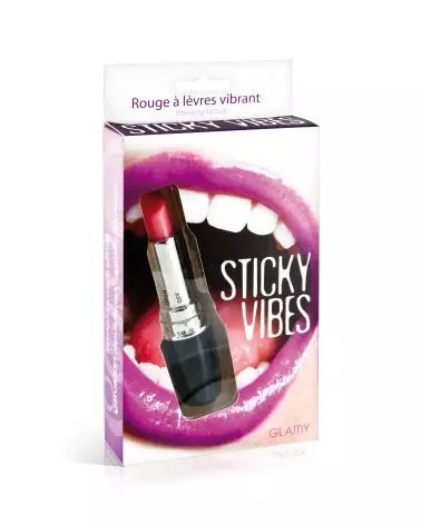 Sticky Vibes Glossy Black Clitoral Stimulator by Glamy, Compact and Discreet Design-2