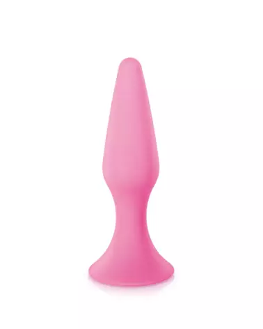 Image du Glamy First Large Pink, plug anal rose de grande taille pour confort et sécurité optimale-1