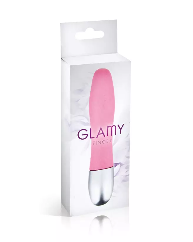 Image du mini vibro Glamy Finger Pink, stimulateur discret et puissant-2