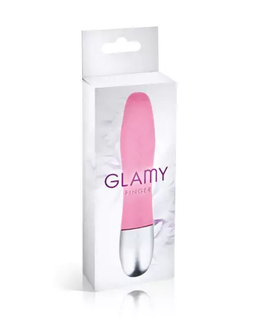 Image du mini vibro Glamy Finger Pink, stimulateur discret et puissant-2