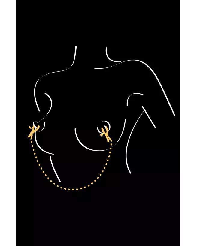 Image de la CHAINE SEINS SWEET CARESS, accessoire érotique élégant de SWEET CARESS-3