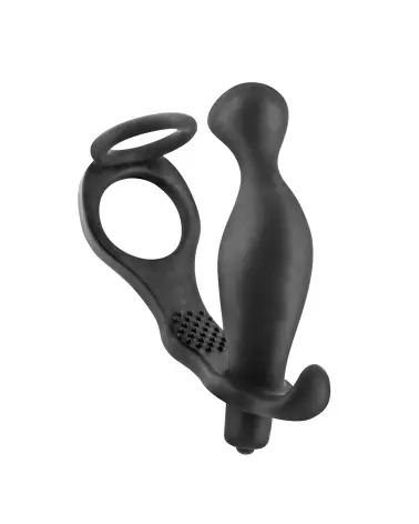 Image du Cockring Plug AP070 Black de Blue Junker, optimisé pour la stimulation prostatique-1