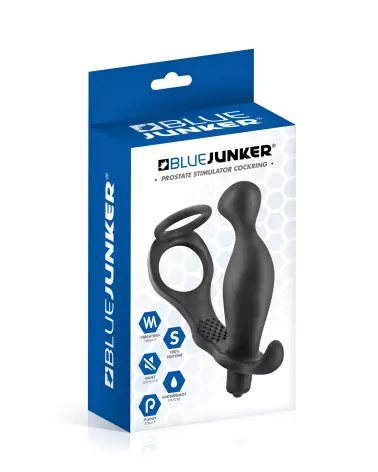 Image du Cockring Plug AP070 Black de Blue Junker, optimisé pour la stimulation prostatique-2