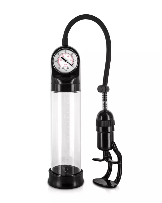 Image de la Pompe à Pénis BJ Blue Junker avec Manomètre pour Performance-1