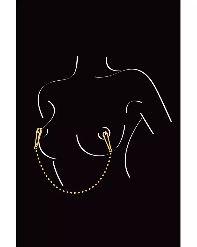 Pinces à seins Sweet Caress pour stimulation des tétons et clitoris-3