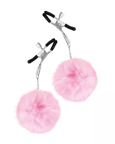 Set 2 Pinces à Seins Pink Sweet Caress pour jeux de tétons-1