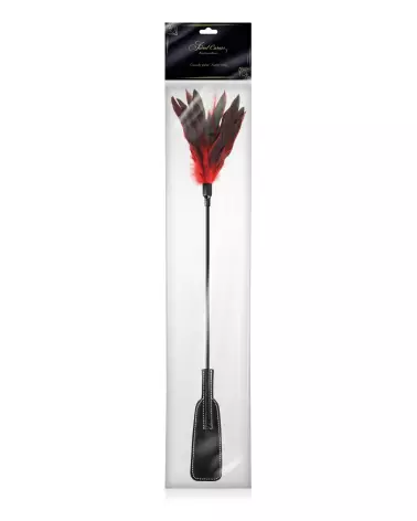 Cravache à plumeau Sweet Caress pour jeux sensuels-2