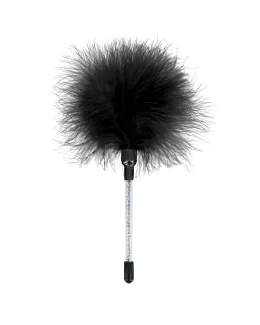 Plumeau Caresse Black de Sweet Caress pour jeux sensuels-1