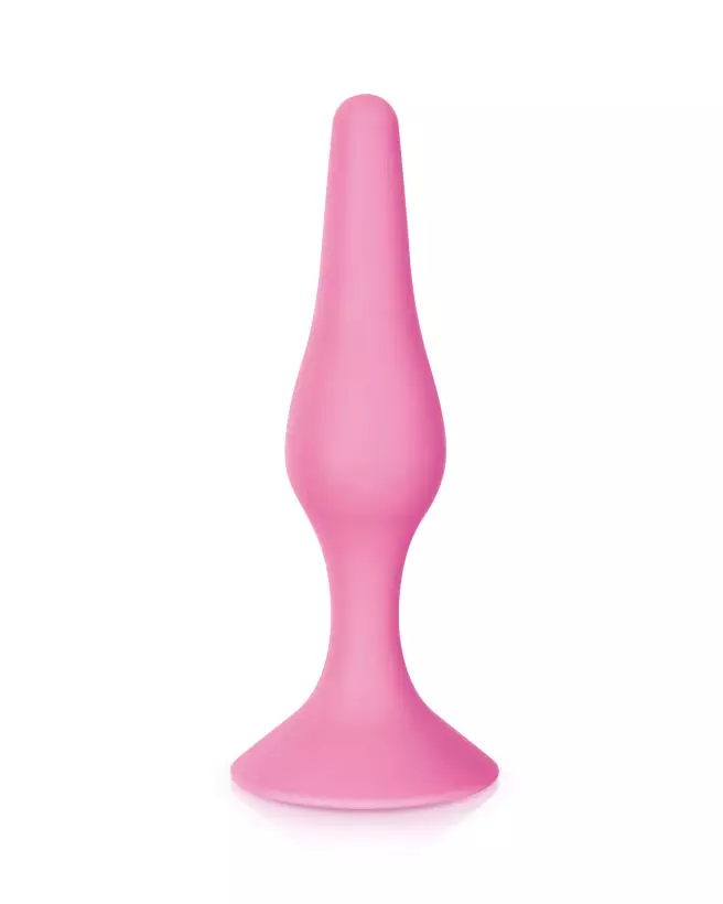 Image Plug Anal Glamy Fin Pink L - Confort et Sécurité-1