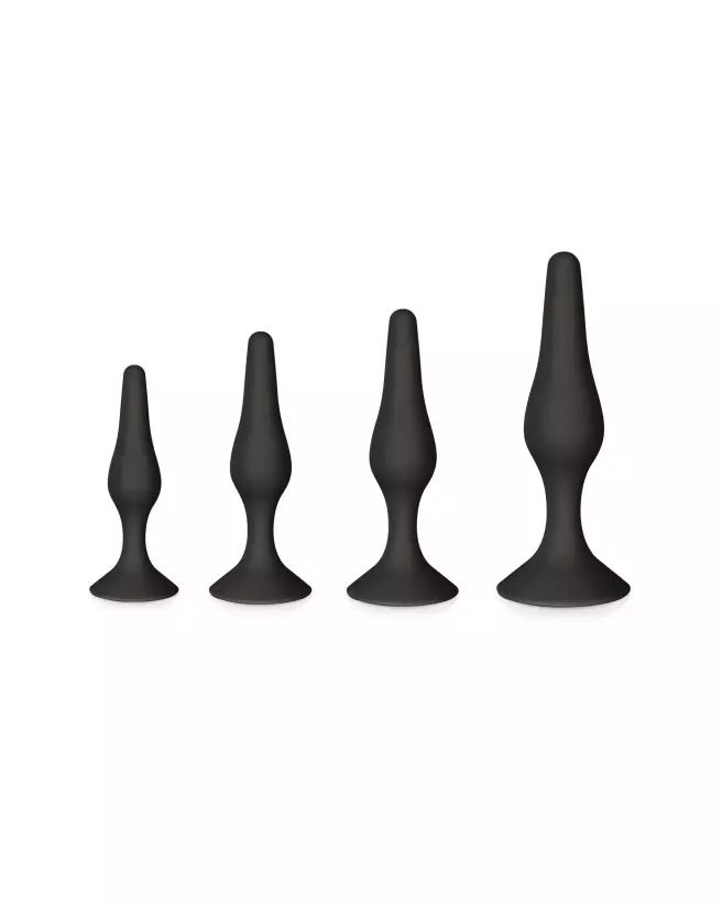 Image du Kit Anal Plug Fin Glamy Black pour débutants et amateurs-3