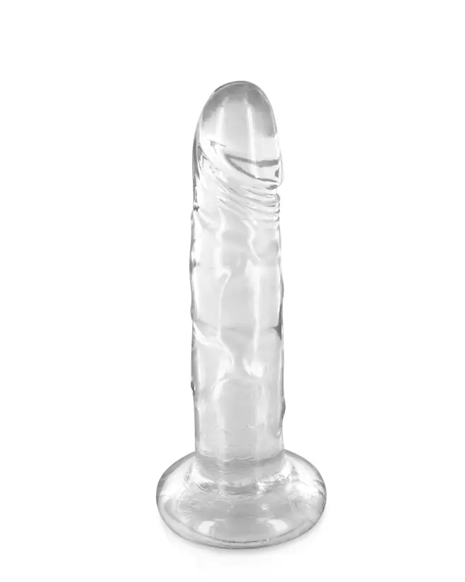 Image du Gode Transparent Jelly L de PURE JELLY, sextoy souple et élégant-1