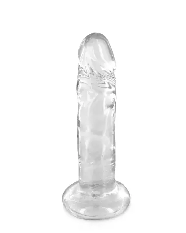 Image du Gode Transparent Jelly L de PURE JELLY, sextoy souple et élégant-4