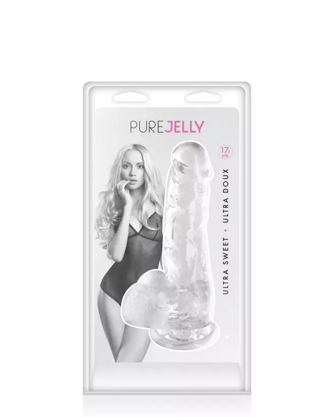 Gode Transparent Jelly M PURE JELLY en gelée flexible et hypoallergénique-2