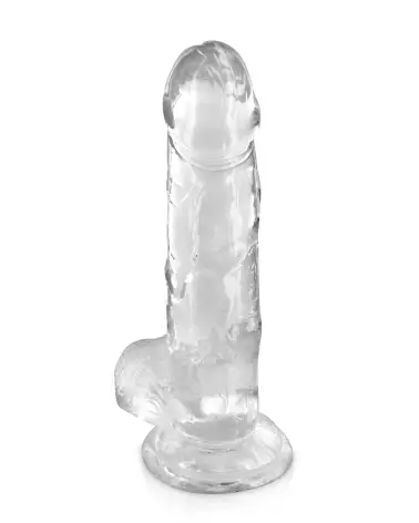 Gode Transparent Jelly L de Pure Jelly en matériau flexible pour plaisir sensoriel-4