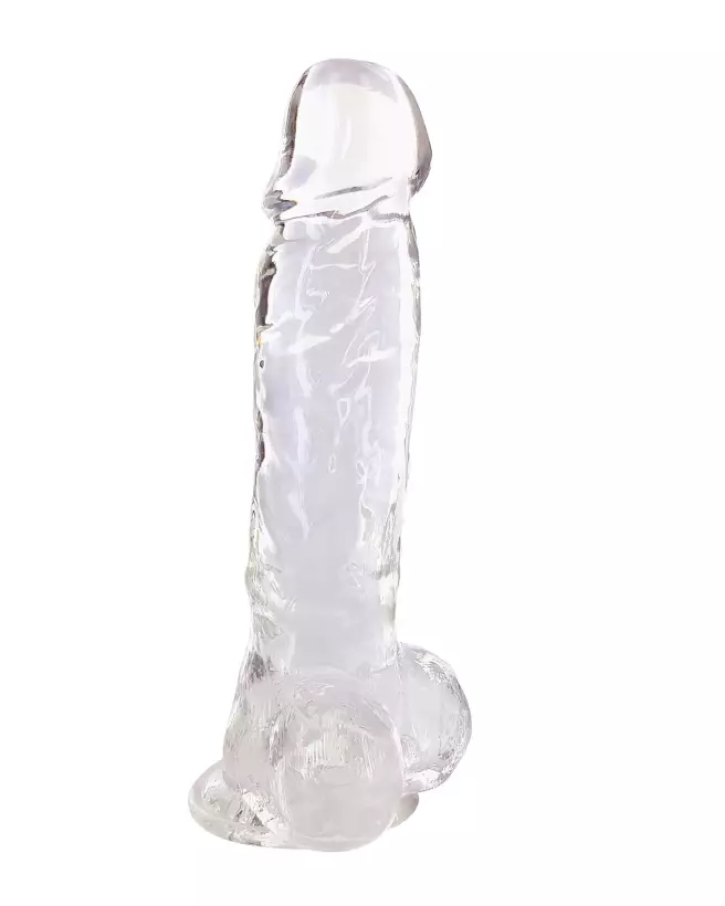 Gode Transparent Jelly XL PURE JELLY en gelée flexible-1