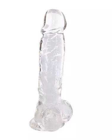 Gode Transparent Jelly XL PURE JELLY en gelée flexible-1
