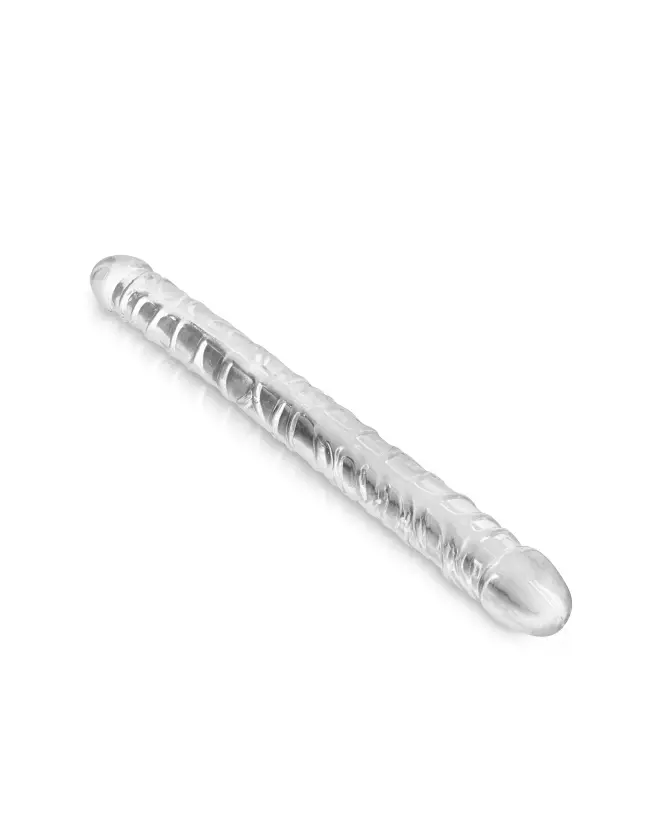 Double Dong Jelly 44cm Transparent de Pure Jelly pour plaisir flexible-3