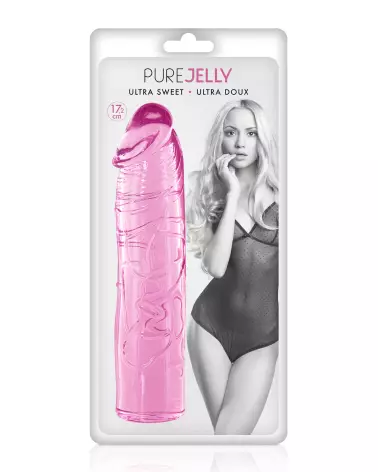 Gode rose en jelly clair de PURE JELLY pour plaisir doux et sûr-2