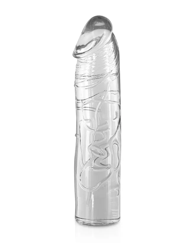 Image du Gode Droit Transparent Jelly de Pure Jelly, sextoy souple et élégant-1