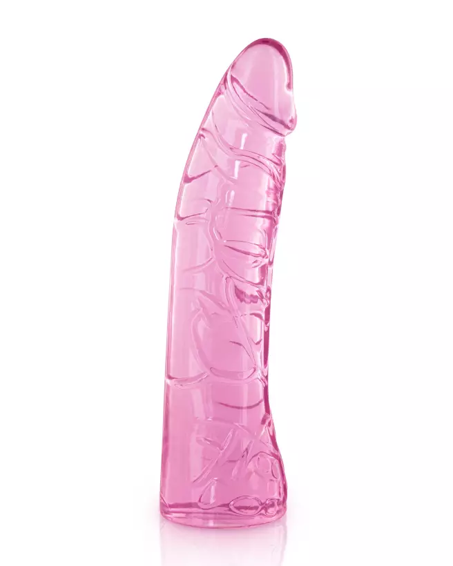 Image du Gode Courbe Rose Clear Jelly de Pure Jelly - Confort et Style-1