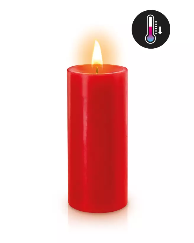 Bougie basse température rouge Fetish Tentation pour jeux érotiques-1