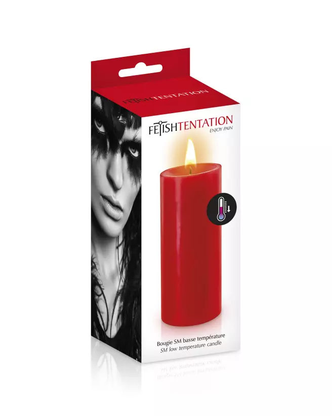 Bougie basse température rouge Fetish Tentation pour jeux érotiques-2