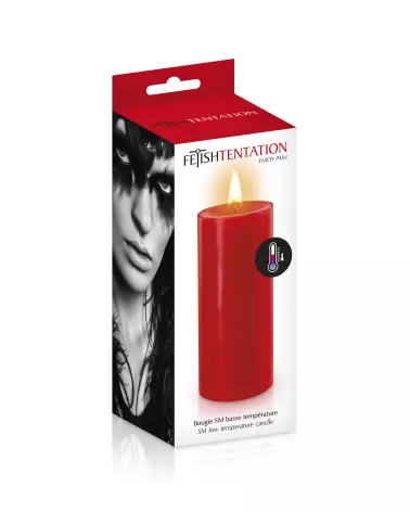 Bougie basse température rouge Fetish Tentation pour jeux érotiques-2