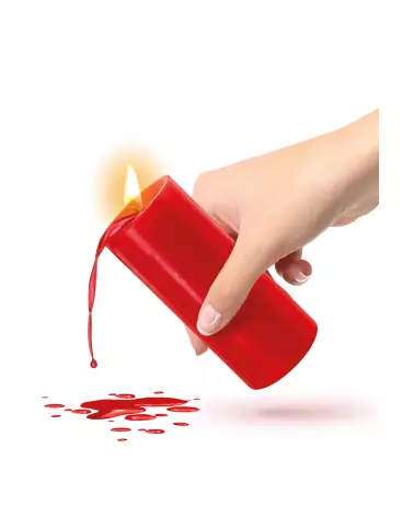 Bougie basse température rouge Fetish Tentation pour jeux érotiques-3