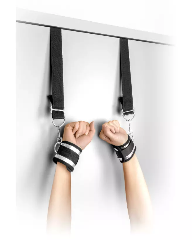 Menottes de suspension de porte Fetish Tentation pour bondage sûr et confortable-1