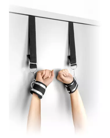 Menottes de suspension de porte Fetish Tentation pour bondage sûr et confortable-1