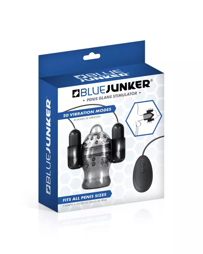 Image du Masturbator Trainer Jelly de Blue Junker, stimulateur masculin ergonomique-2