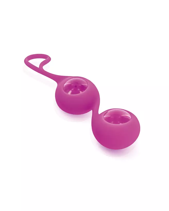 Image des Boules de Geisha Glamy Cristal Love Balls pour tonification pelvienne et plaisir subtil-1