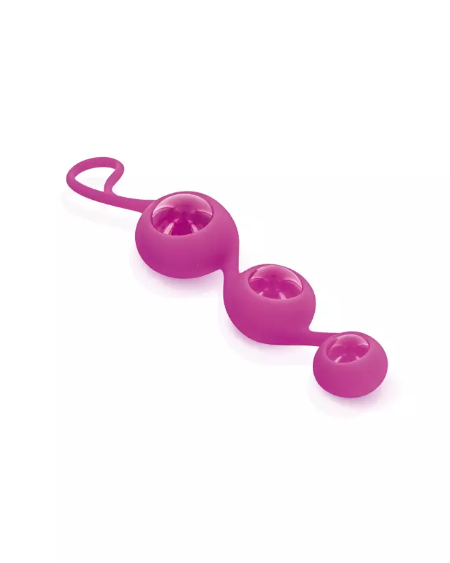 Glamy Cristal Triple Geisha Love Balls pour stimulation anale avancée-1