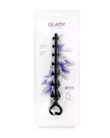 Image du stimulateur anal BACK LOVE BLACK SMALL de Glamy - Confort et Plaisir-2